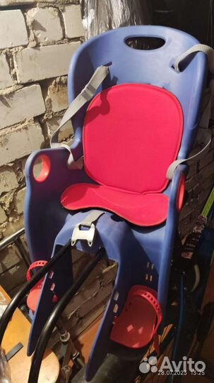 Кресло детское на велосипед