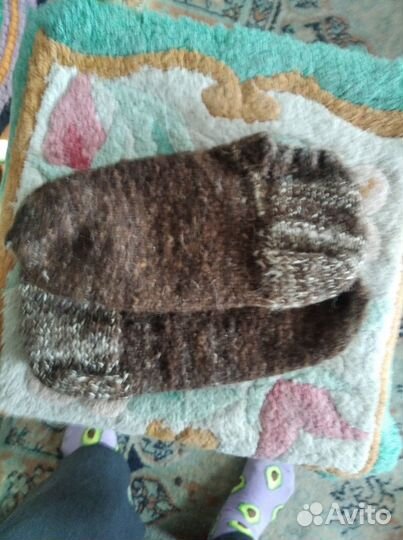 Носки шерстяные домашней работы