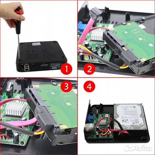 Комплект видеонаблюдения Орбита OT-VNK01 AHD