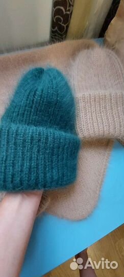 Комплект шапка и снуд женский