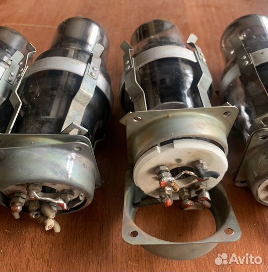 Двуханодный кенотрон 5ц8с с панельками и крепежом