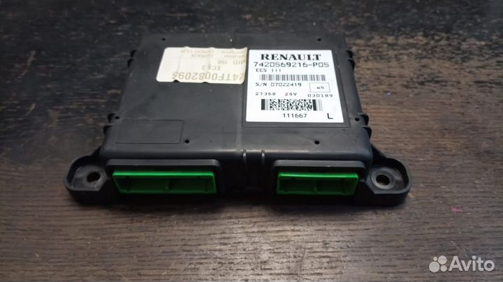 Блок управления подвеской \renault