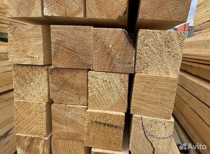 Брус обрезной 100х100х6000
