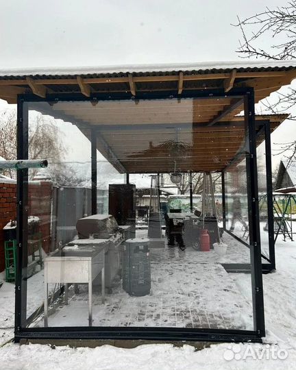 Мягкие окна для беседок