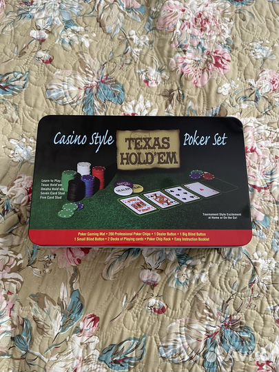 Покерный набор 200 фишек новый