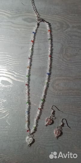 Комплект бижутерии (муранское стекло)