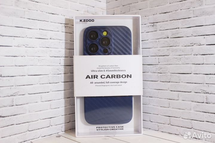 Ультратонкий Чехол на iPhone 14 Pro Air Carbon