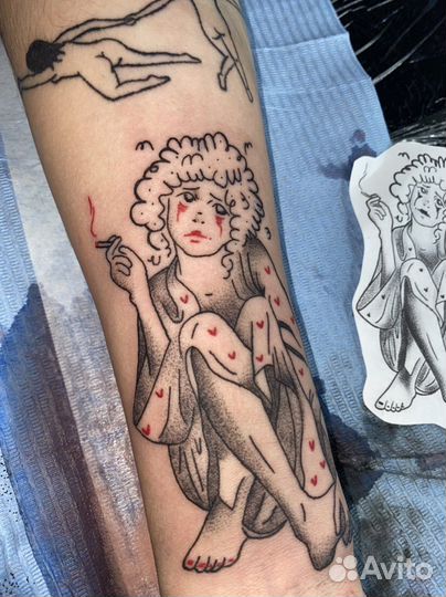 Модель для тату