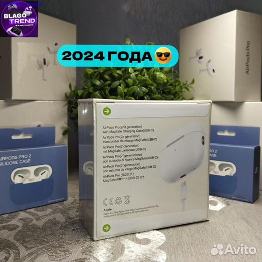 Airpods pro 2 type c premium + чехол (Арт.88560)