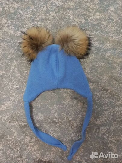 Зимняя шапка для мальчика 44 -46