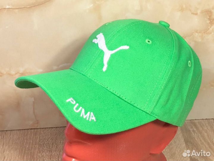 Кепка Бейсболка Puma ярко зелёная. Новая