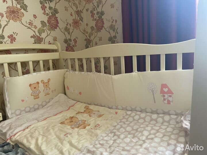 Бортики в детскую кроватку