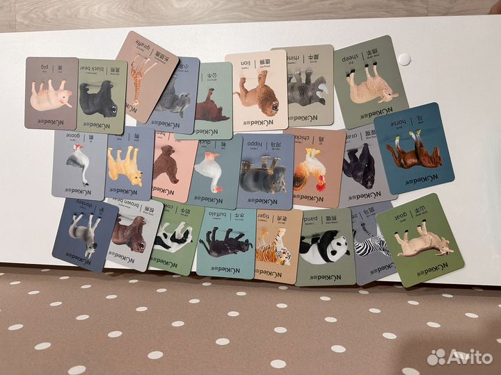 Набор фигурок животных домашние и дикие