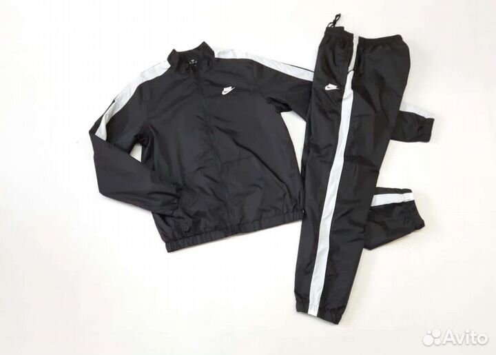 Спортивный костюм полиэстр артикул 809468 чёрный