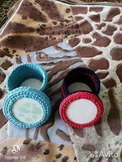 Шкатулка вязаная