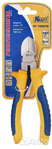 Kraft KT 700578 Бокорезы 160 мм 