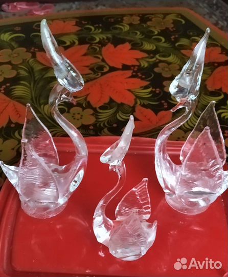 Лебеди хрустальные