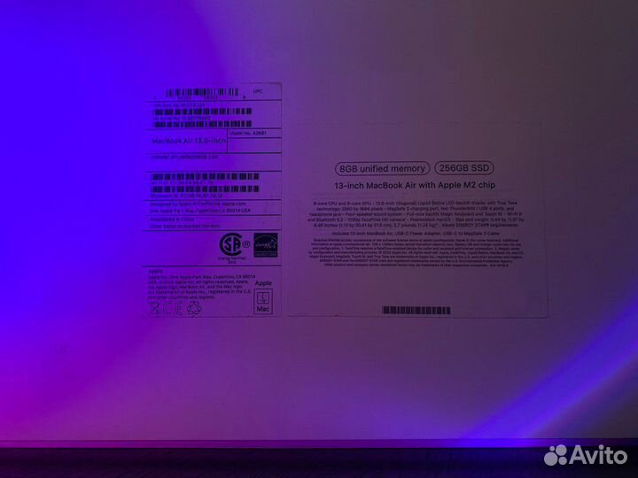 Apple MacBook Air 13 2022 M2 Midnight 0 Циклов