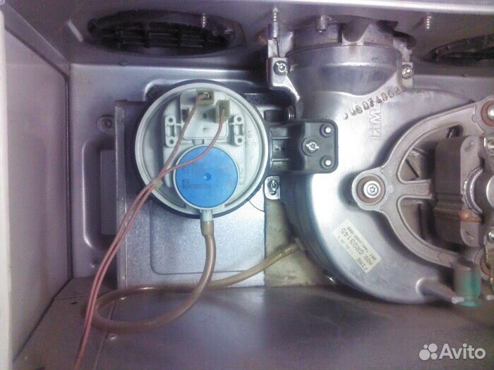 Прессостат, датчик давления дыма