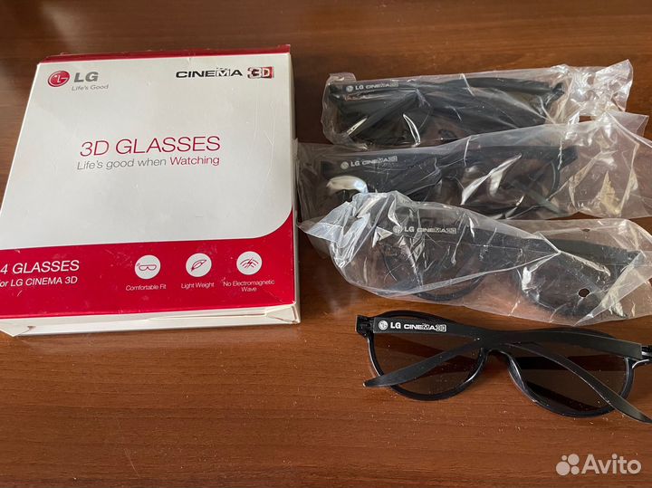 LG 3D очки