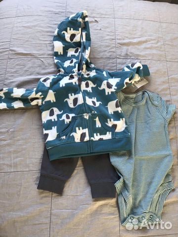 Флисовый костюм тройка Carter’s