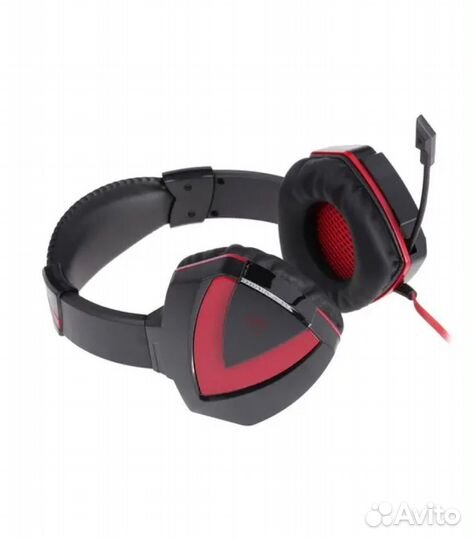 Игровые наушники A4Tech Bloody G500, черный, красн