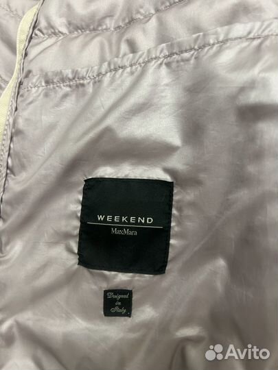 Легкий пуховик max mara weekend