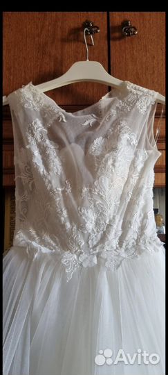 Свадебное платье 44-46 пышное