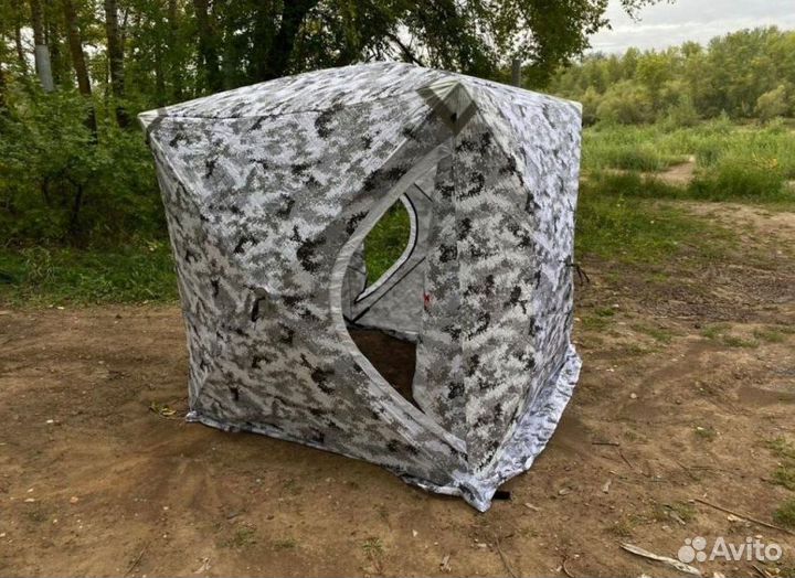 Палатка cube с полом+фонарь все размеры