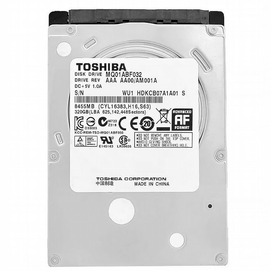 [HDKCB07A1A01] Жесткий Диск Toshiba Mq01abf032 320gb Sata3 2,5" Hdkcb07a1a01