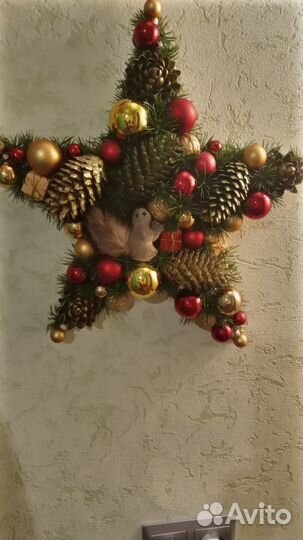 Венки новогодние, рождественские