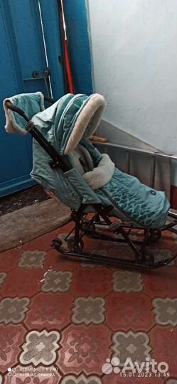 Санки коляска ника