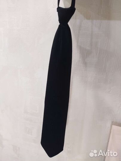 Бархатный галстук для бальных танцев