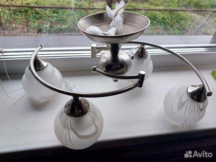 Люстра потолочная подвесная бу