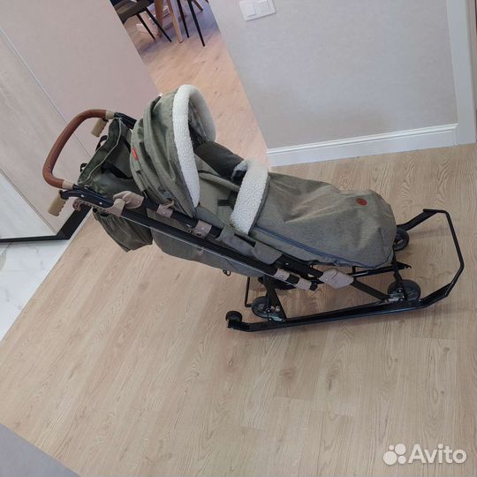 Санки коляска ника 7 8к