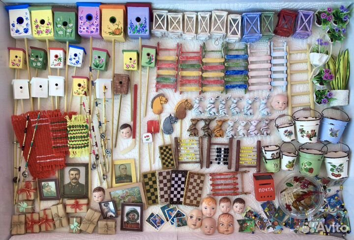 Миниатюры (предметы) для ватной игрушки