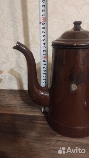 Кофейник эмалированный СССР