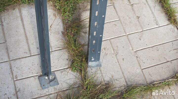 Стойки для усиленного стеллажа 2 шт 2 метра