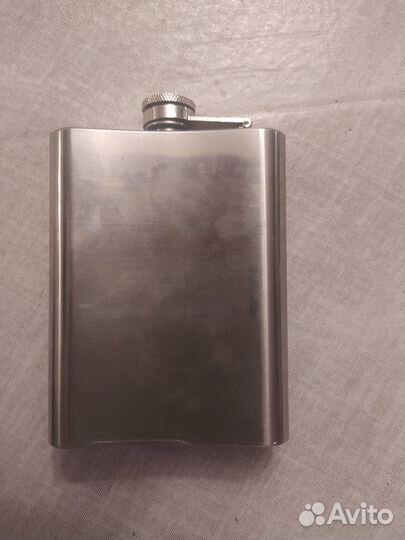 Фляжка для спиртного. Нержавейка. 200 мл. б/у