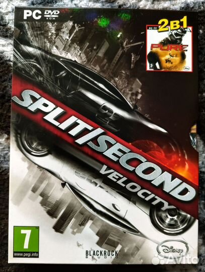 Split/Second Velocity + Pure (Картонный DVD-Box)