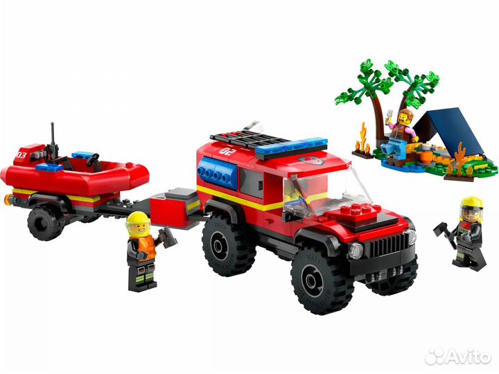 Конструктор lego City 60412 Пожарная машина со сп