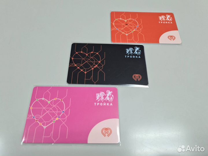 Коллекционные карты тройка Валентинки