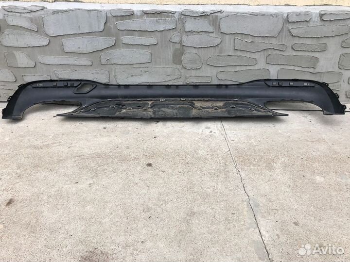 Спойлер заднего бампера Mercedes W213 AMG