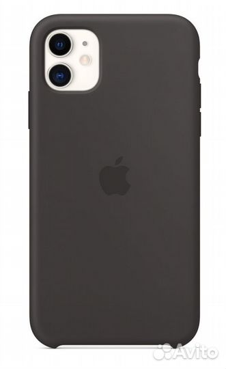 Чехол Apple Silicone Case для iPhone 11, черный