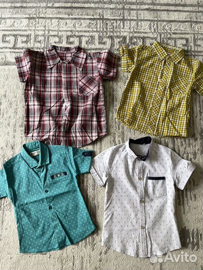 Вещи и школьная форма на мальчика пакетом