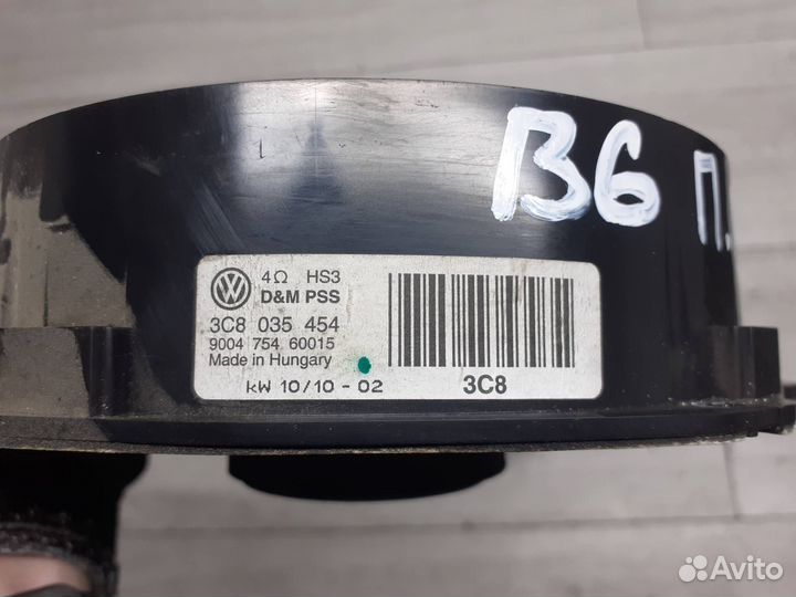 Динамик Volkswagen Passat B6 передний