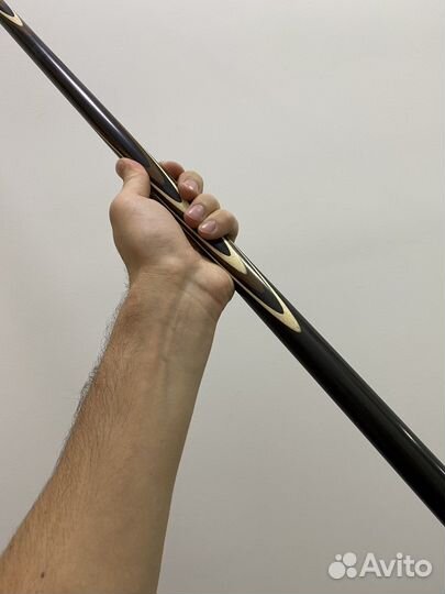 Кий для русского бильярда Классик черный термограб