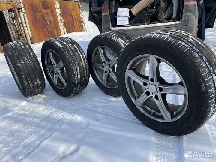 Летняя резина 255 55 r18 на дисках WV