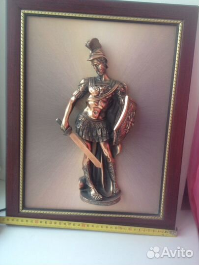 Картина барельеф рыцарь