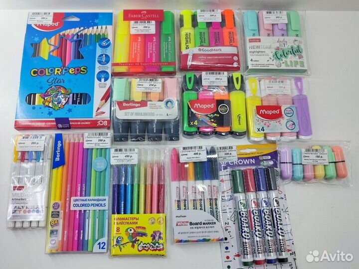 Маркеры карандаши фломастеры